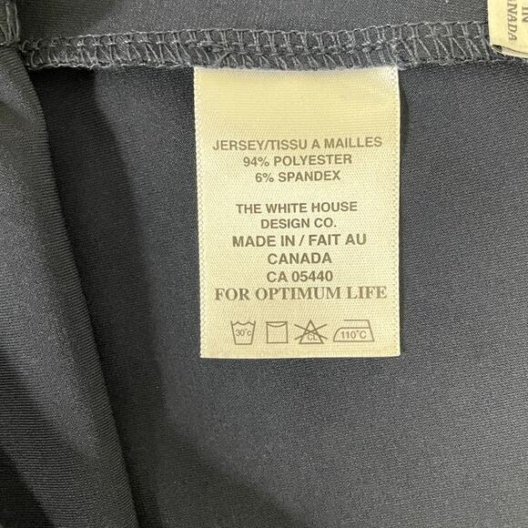 Sympli Stretch Jersey Straight Leg Pull On Pants Navy Blue Sz 10 Casual Travel - Picture 11 of 11